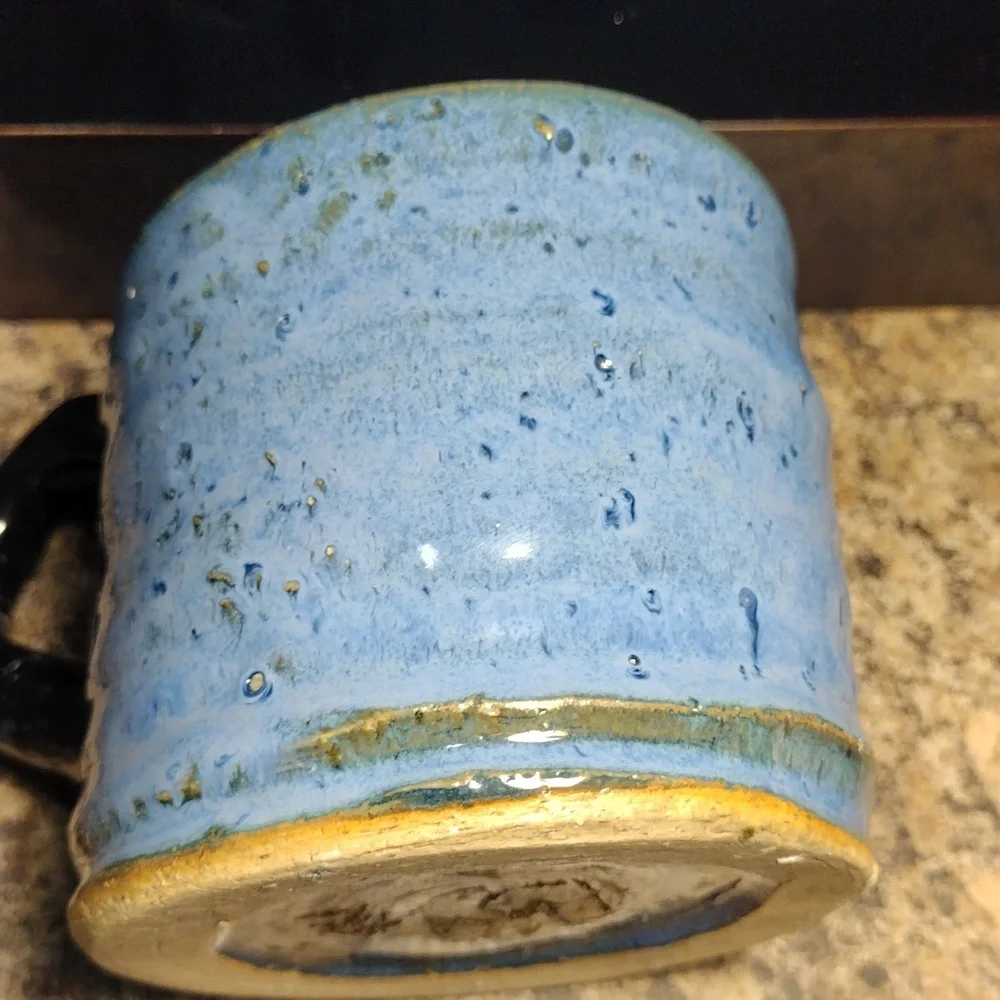 Blue Hand Built Mug/Cup